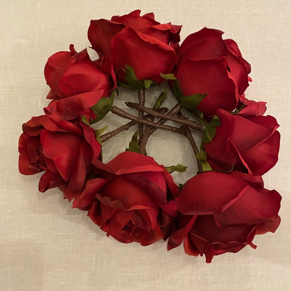(7) Red Roses / Faux Florals. - Picture 10 of 10
